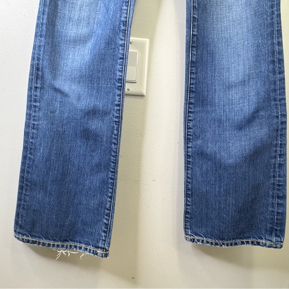Diesel Bootcut Jeans Size 29 Medium Wash Distressed 100% Cotton - Picture 9 of 14